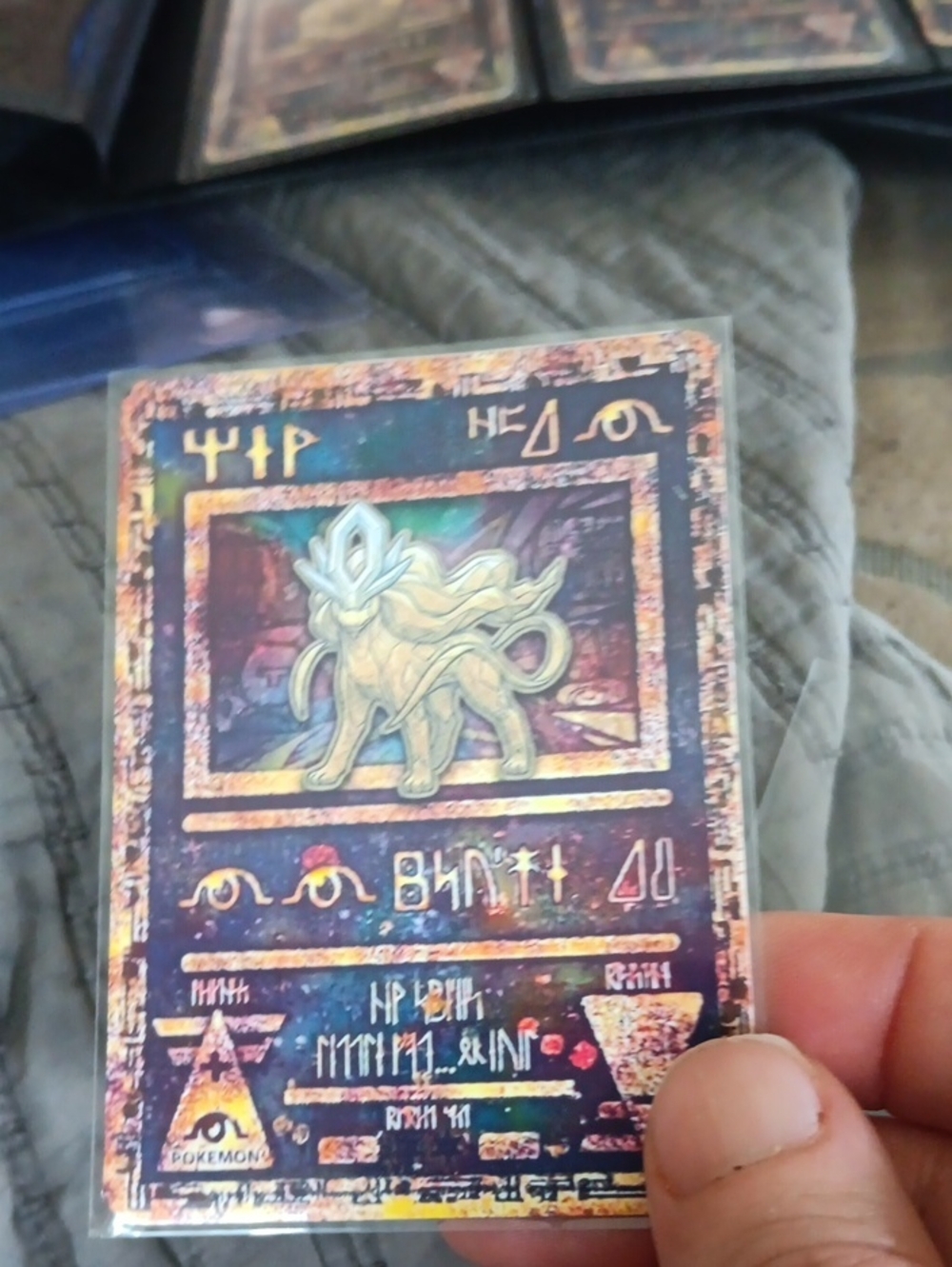 Alolan Vulpix Decorative Art Card - Multicolor